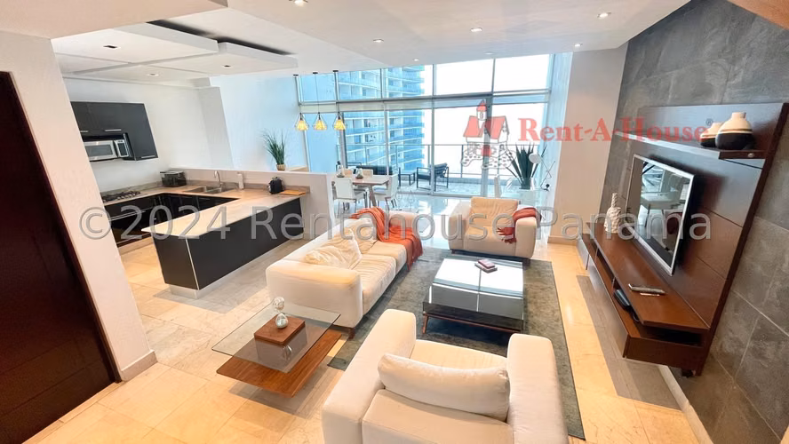 Venta Loft Amoblado Frente al Mar con Terraza | 167 m2 | Pacific Village Punta Pacifica - ALYC 24-8493