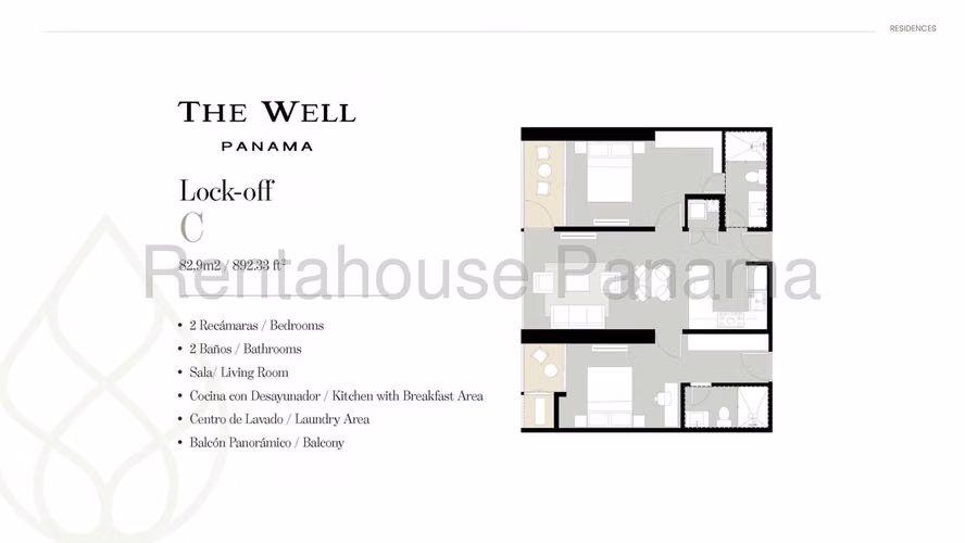 Venta Apartamento 2 Recamaras en Preventa | 83 m2 | The Well, Obarrio - ALYC 27-1848 - Imagen 13