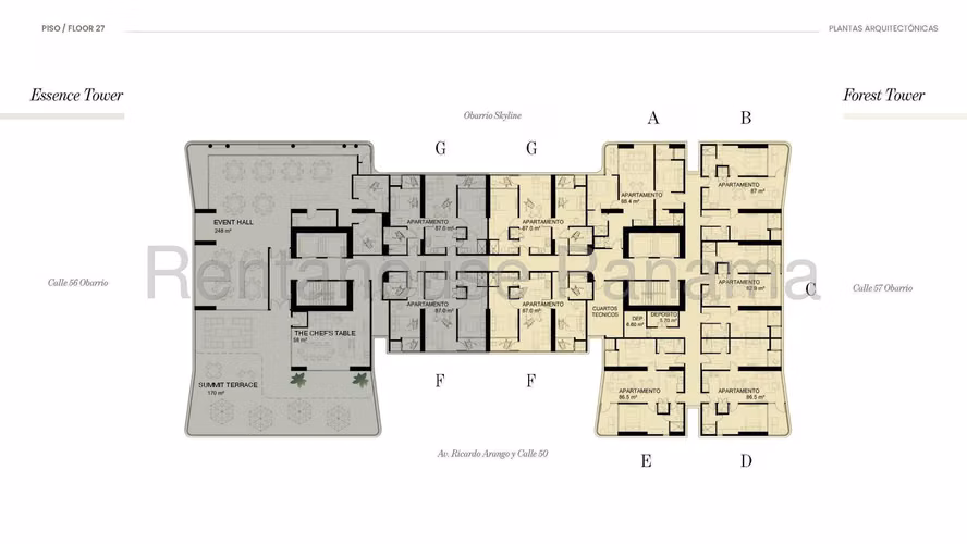 Venta Apartamento 2 Recamaras en Preventa | 83 m2 | The Well, Obarrio - ALYC 27-1848 - Imagen 8