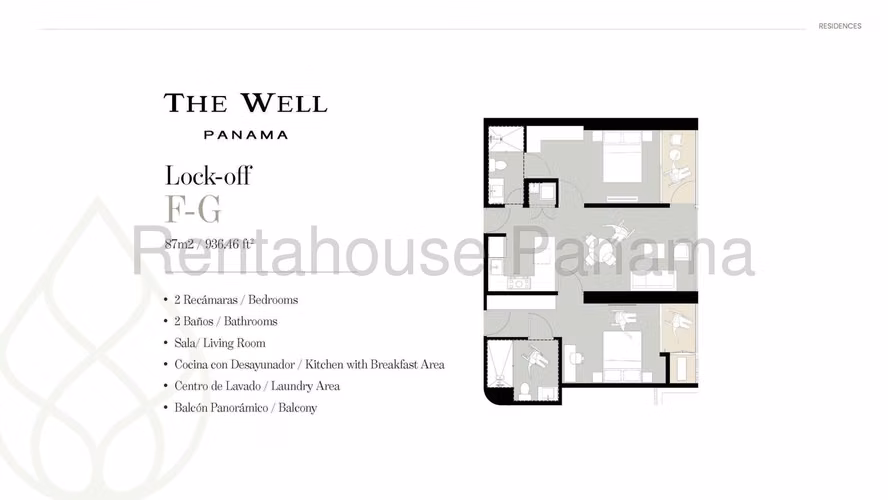 Venta Apartamento 2 Recamaras en Preventa | 83 m2 | The Well, Obarrio - ALYC 27-1848 - Imagen 14