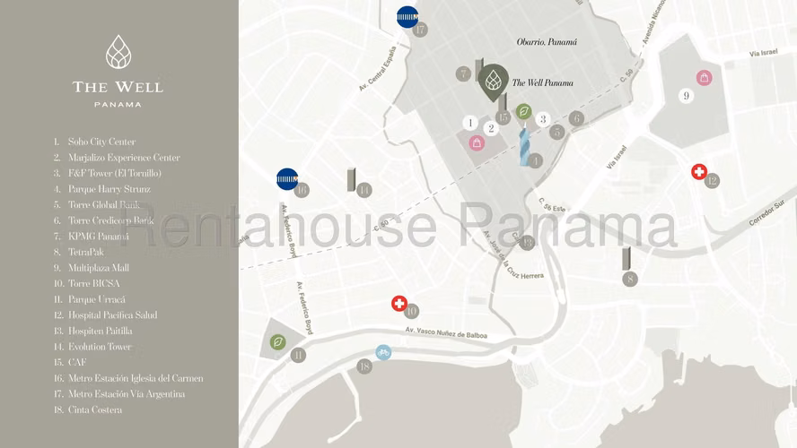 Venta Apartamento 2 Recamaras en Preventa | 83 m2 | The Well, Obarrio - ALYC 27-1848 - Imagen 2