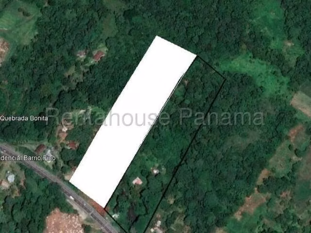Venta conveniente y centrico terreno a orilla de la via principal en Buena Vista, Colón 