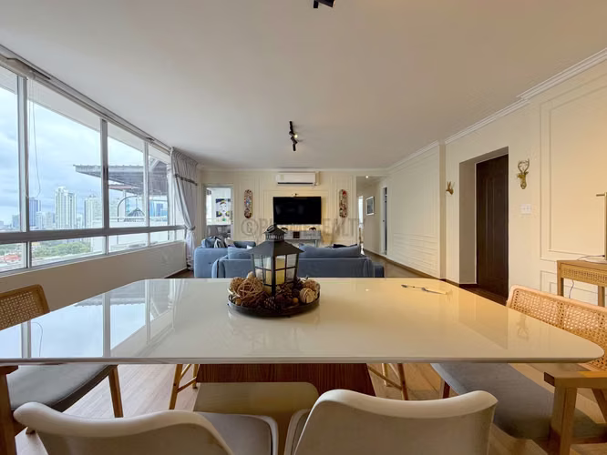 Apartamento Amoblado de 3 Recámaras en Alquiler en San Francisco – 180 m² con Amplia Terraza - Imagen 3