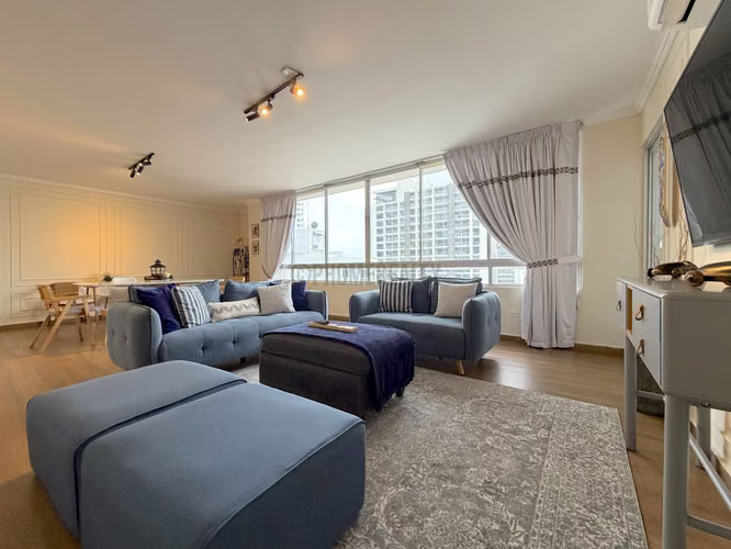 Apartamento Amoblado de 3 Recámaras en Alquiler en San Francisco – 180 m² con Amplia Terraza - Imagen 8