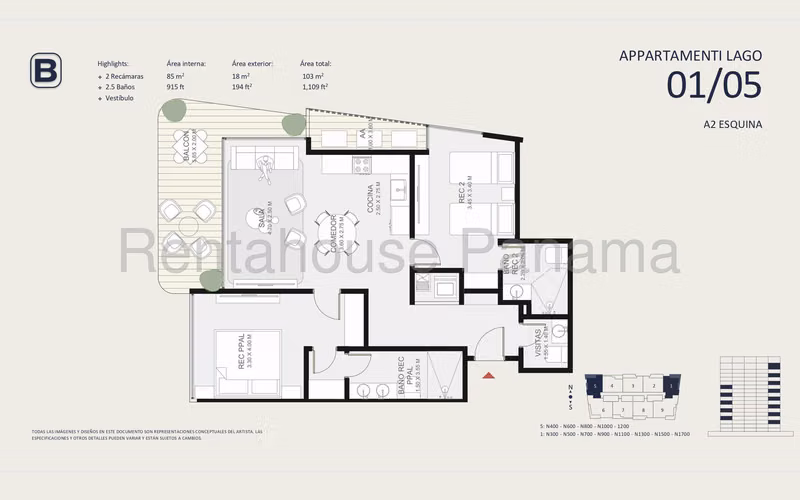 Venta de Apartamento en Santa Maria