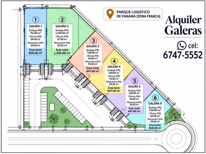 Alquiler Galeras Zona Franca PLP Tocumen  - Imagen 4