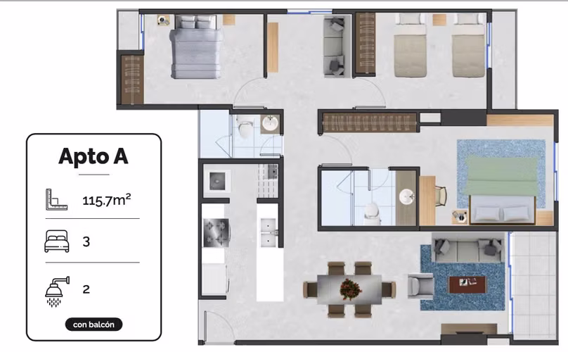 SE VENDE APARTAMENTO PH ASTRE SAN FRANCISCO - Imagen 8