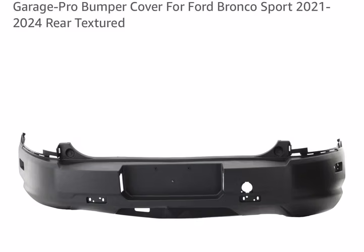 bomper trasero de ford bronco sport 