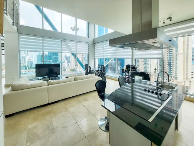 Alquiler amoblado en Punta pacifica Vista al mar y a la ciudad Estilo Loft - Imagen 4