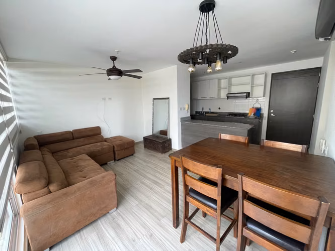 Alquilo Cómodo Apartamento Semi- Amoblado con TERRAZA cerca de la Estación del Metro y Universidades. - Imagen 3