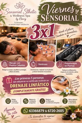 3 massages in 1 session only
