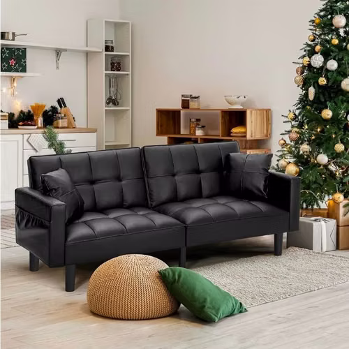 Sofa cama cuerina nuevo 