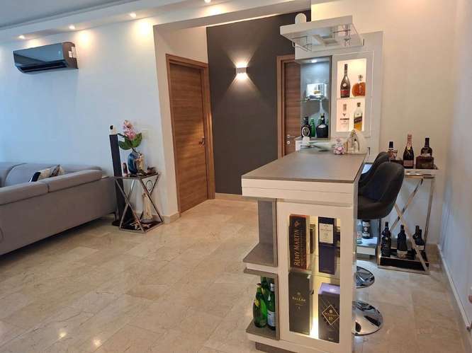 273228. Se alquila apartamento amoblado 107.84m, 2 recámaras, 3 baños, balcón, 2 parkings, pisos de mármol. - Imagen 4