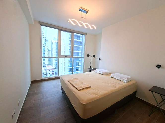 273228. Se alquila apartamento amoblado 107.84m, 2 recámaras, 3 baños, balcón, 2 parkings, pisos de mármol. - Imagen 12