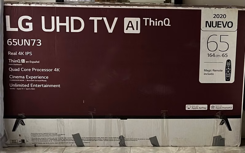 TV LG UHD 65” 4K Smart TV – Modelo 65UN73