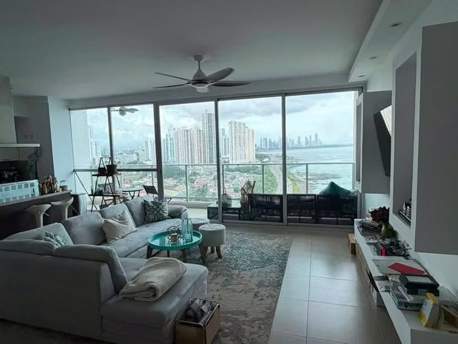 Apartamento en Punta Pacifica I amoblado I 1 Rec I con balcón y vista al mar