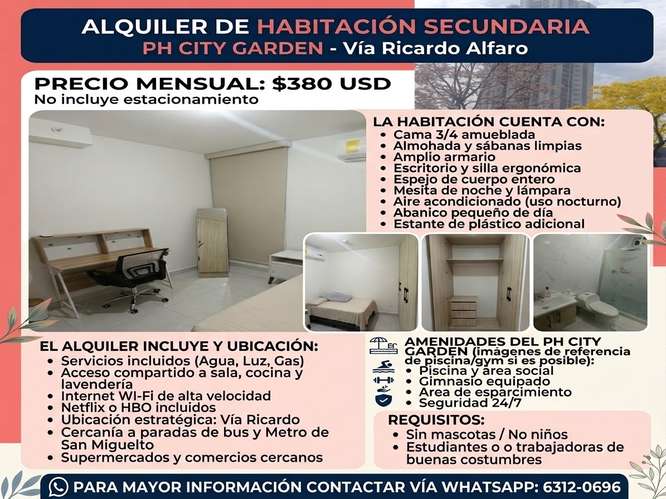 Rental of Cuerto Secundario