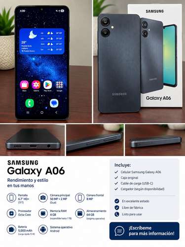 Samsung Galaxy A06 - Excelente Estado