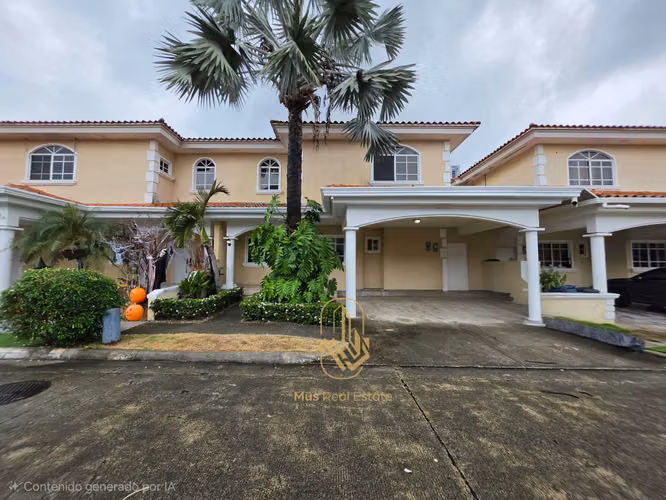 Alquiler de Casa Tipo Townhouse en Costa del Este | Residencial Palmeras del Este
