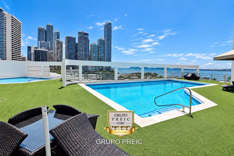 Apartamento en alquiler Avenida Balboa Ph Torres del Pacifico B Amoblado CC