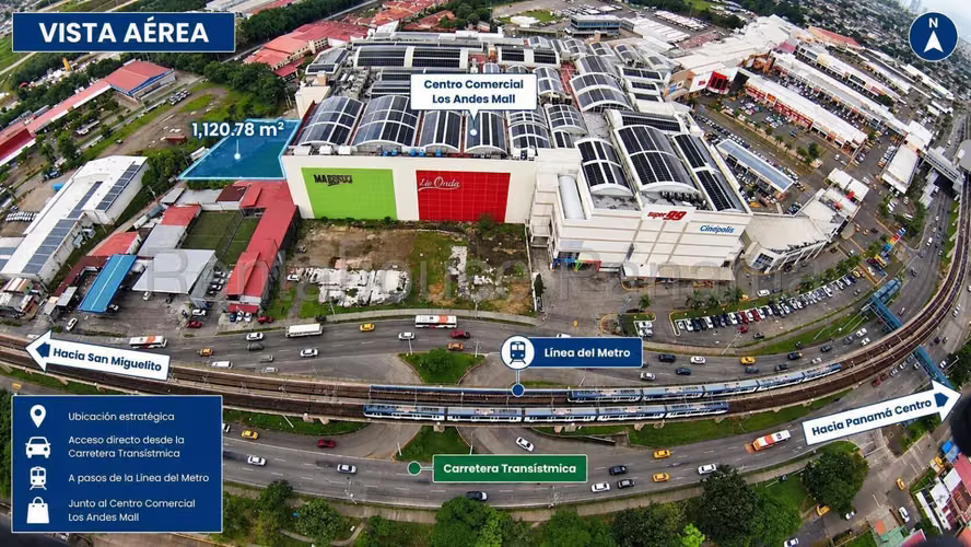 Venta de Terreno Transistmica Centro Comercial Los Andes Mall   AK - Imagen 3