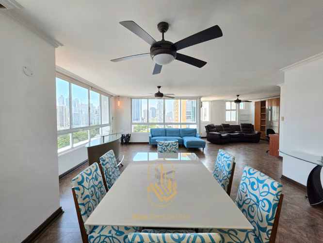 Alquiler de Apartamento Amoblado y Equipado en Calle 50 / Bella Vista, PH Bahía Obarrio - WV