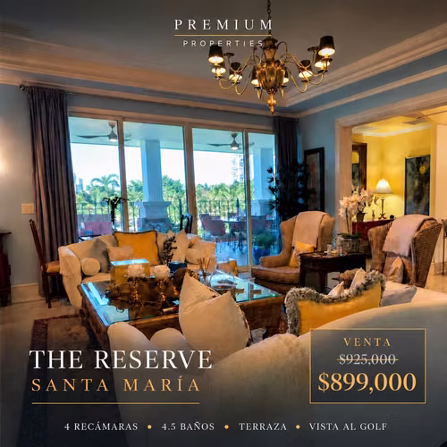 Exclusive apartment in Santa María, The Reserve - 124; Golf view