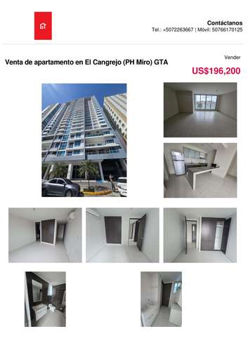 Venta de apartamento en El Cangrejo/El Carmen (PH Miro/Scala) GTA - Imagen 2