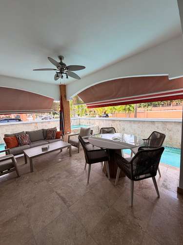 ALQUILO IMPECABLE CASA UNIFAMILIAR AMOBLADA CON PISCINA - Imagen 4