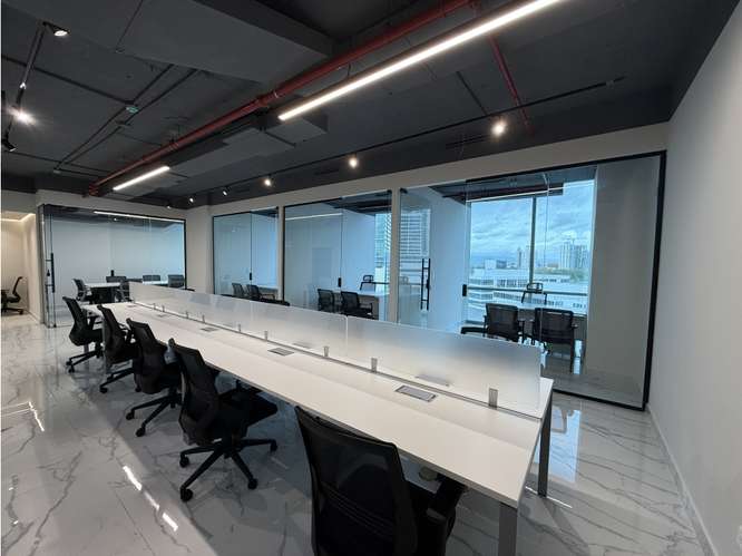 ALQUILER OFICINA AMOBLADA COSTA DEL ESTE FINANCIAL PARK P T
