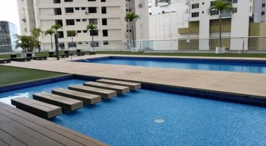 ALQUILO APARTAMENTO EN BELLA VISTA, 1 RECAMARA, AMOBLADO, 45M2, PISO ALTO.