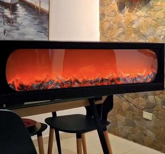 Chimenea led 122cm de largo animacion realista - Imagen 3