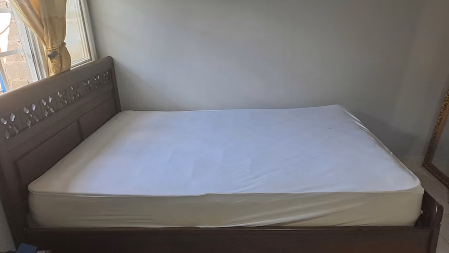 Cama doble full con colchon semiortopedico  - Imagen 5