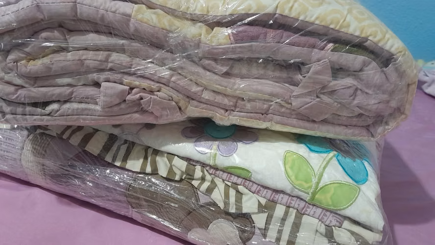 Set de ropa de cuna (6 piezas) REMATE PARA NIÑA