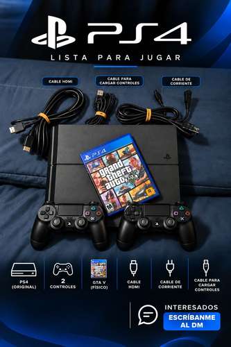 PS4 + 2 controls + GTA 5