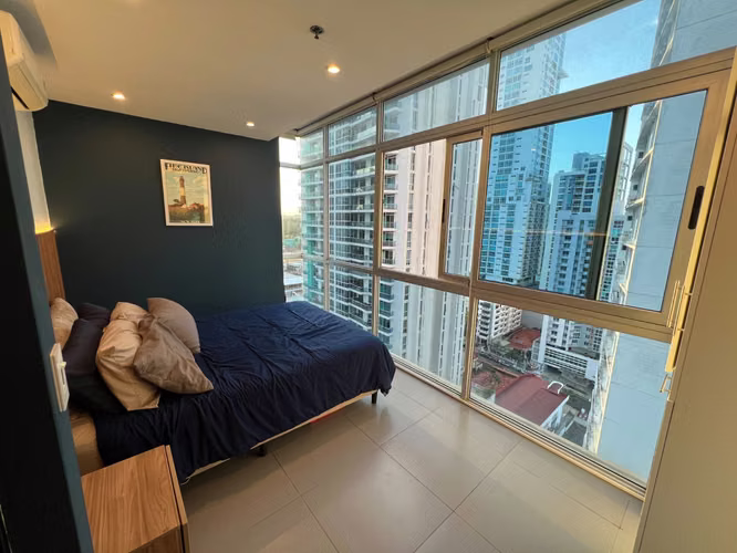 Apartamento en Bella  vista I amoblado I 1 Rec I cerca del parque urraca 