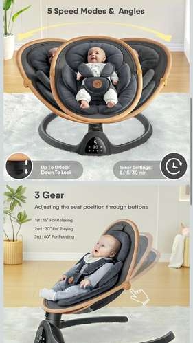 Baby Swing for infants, Fasonbaby - Imagen 3