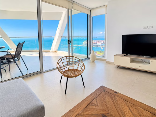Apartamento en Avenida Balboa I amoblado I 1 Rec I con amplio balcon y vista al mar  - Imagen 2