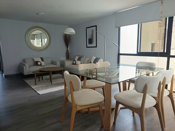 MT PAITILLA, AMOBLADO 2 REC . 2 BAÑOS P.H TOLEDO $1,500