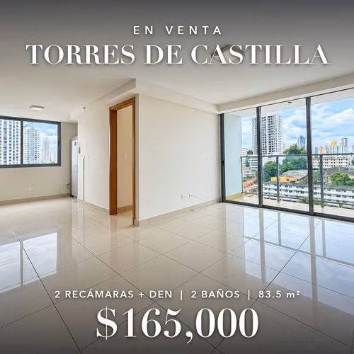 SE VENDE APARTAMENTO CON DEN EN PH TORRES DE CASTILLA - Imagen 2