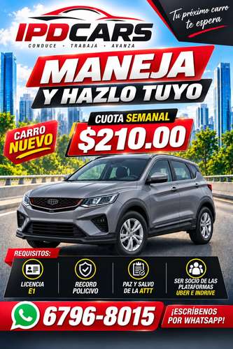 GANA DINERO MANEJANDO y PAGA UN AUTO QUE SERÁ TUYO