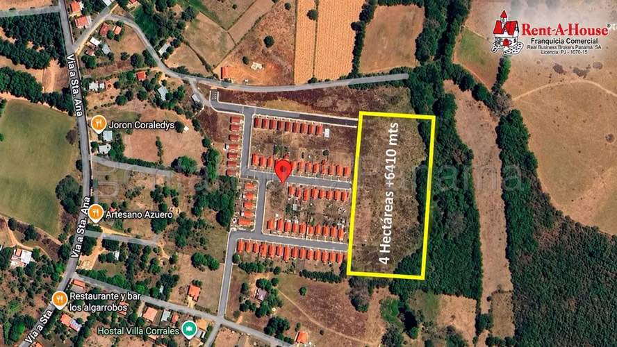The property for residential or tourist development in Los Santos YS