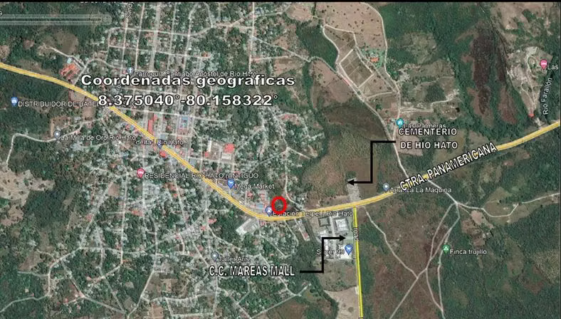 Rio Hato. Terreno enfrente a la interamericana 13699mts $958,900.00neg