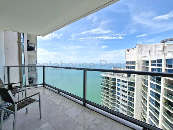 For Sale Furnished 1 Bedroom High Floor Ocean View 97 m2 Ocean Club Punta Pacifica - ALYC 25-6028