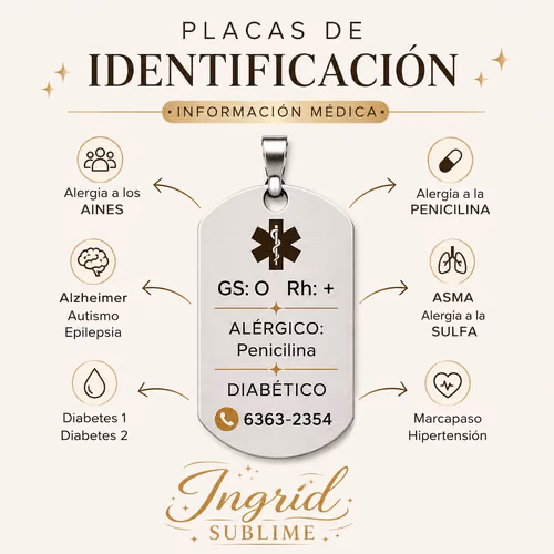 Placas personalizadas y de identificación en aluminio