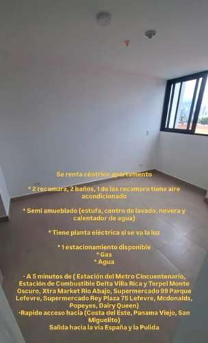 Alquiler Apartamento Rio Abajo Con Línea Blanca Completa/No Elevador/Último Piso Aplio - Imagen 8