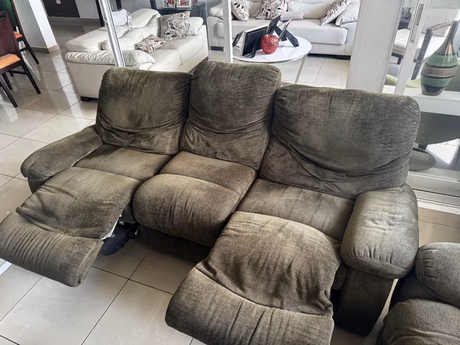 Venta de sofa de 3 puestos reclinable - Imagen 2