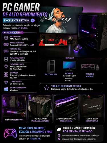 PC GAMER IN SALE! Ideal for Games and Work