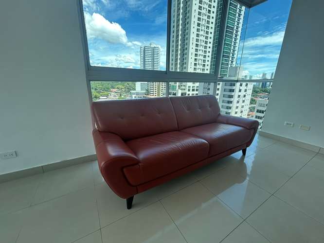 Mueble sala en excelente estado – De Cuero Naranja