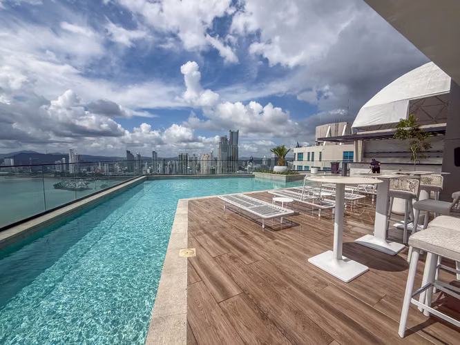 ALQUILER APARTAMENTO AMOBLADO PH AQUAPOINT VISTA AL MAR - Imagen 13